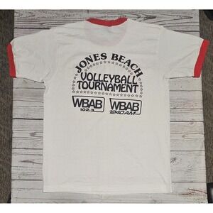 Michelobe Light Jones Beach Volleyball Tourney 90's Tee L Screen Stars‎ Tag